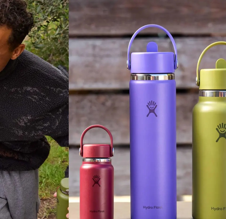 Hydro Flask wide mouth bottles